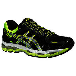 Asics Gel-Kayano 21 Men's Structured Running Shoes, Black/Silver